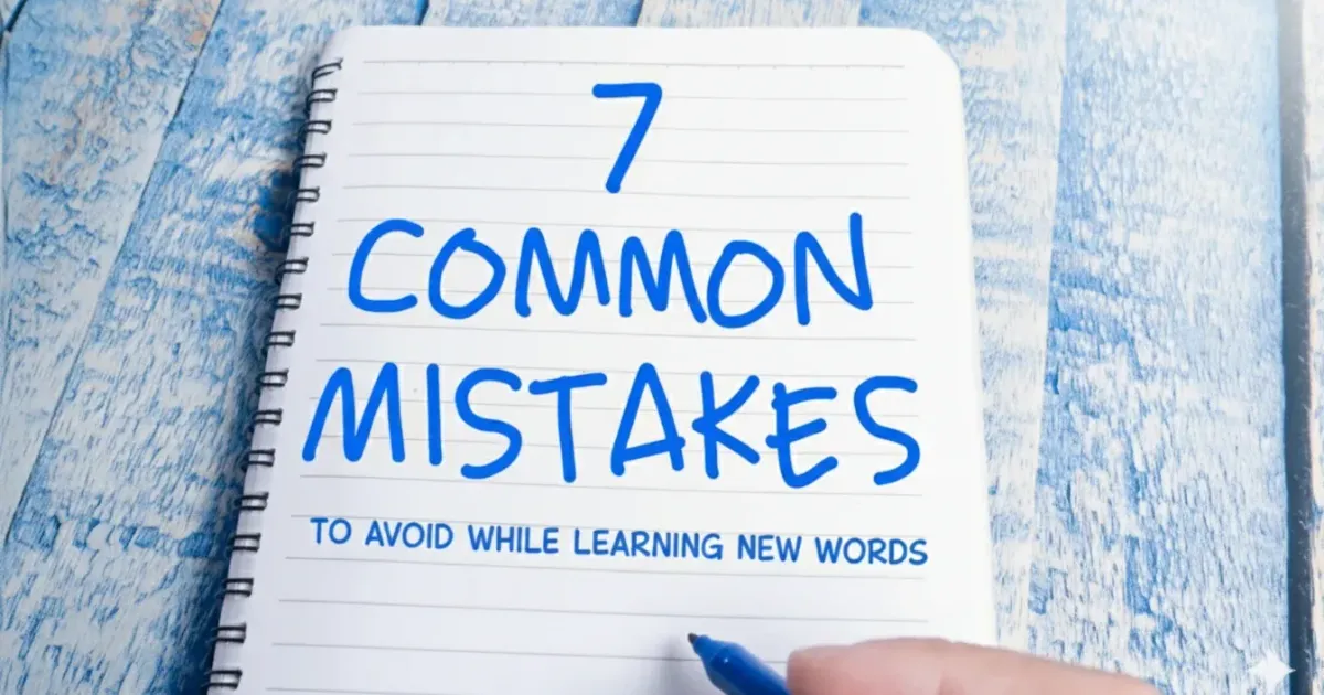 7 Common Mistakes To Avoid When Learning New Words